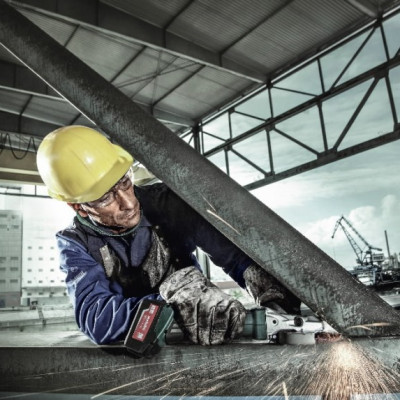 Máy Mài Góc Đầu Dẹt Không Dây Metabo WF 18 LTX 125 QUICK