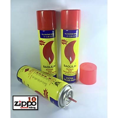 Bình Gas Bơm Bật Lửa Baolilai 200ml(180ml+20ml)