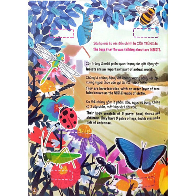 Bộ Song Ngữ 5 Cuốn Ứ Ừ Con Ghét (Việt-Anh) - Tập 5: Hóa Ra Côn Trùng Không Đáng Ghét, Mẹ Nhỉ?