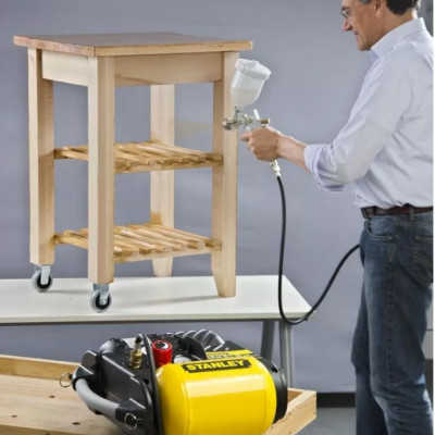 MÁY NÉN KHÍ KHÔNG DẦU 1.5 HP 5L STANLEY DN200/10/5 - HÀNG CHÍNH HÃNG