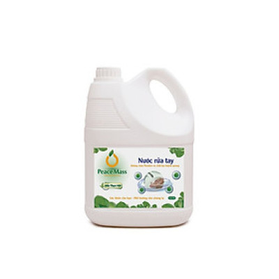 Nước Rửa Tay Gốc Thực Vật Peace Mass An Toàn Cho Da Nhạy Cảm (Thuộc nhóm Sản phẩm Lành tính) Can 3.6 Lít