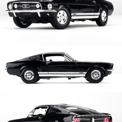 Mô hình xe Ford Mustang GTA Fastback 1967 1:18 Maisto - 31166