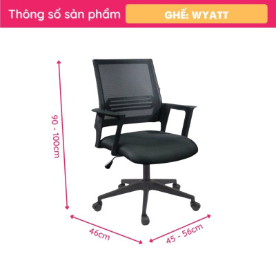 Ghế xoay nhân viên SMLIFE Wyatt