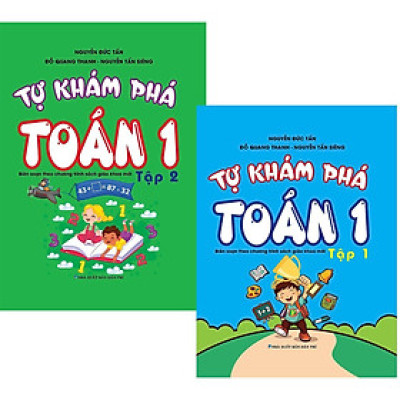 Sách - Tự Khám Phá Toán Lớp 1 - Combo 2 Tập - Khang Việt Book