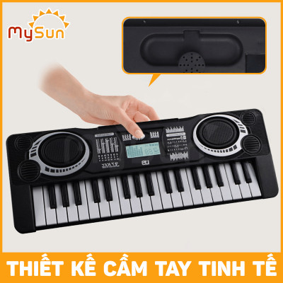 Đàn Piano Organ mini đồ chơi nhạc cụ đánh đàn cho bé có nhạc tặng kèm PIN