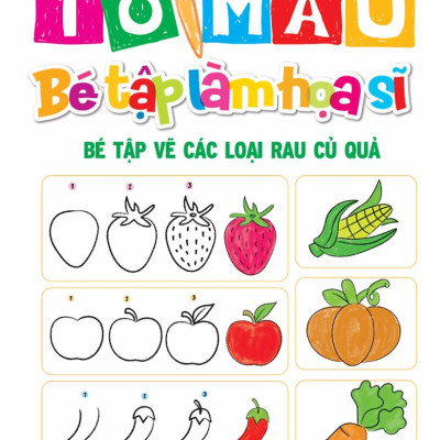 Sách - Bộ Sách Tô Màu - Bé Tập Làm Họa Sĩ (Bộ 4 Cuốn)