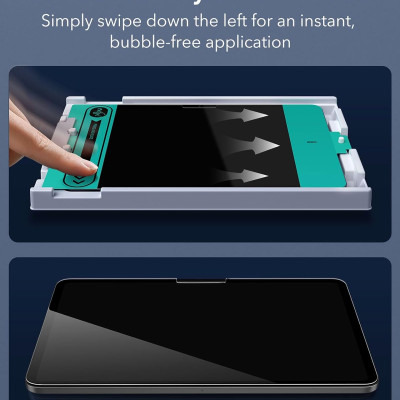 Miếng dán kính cường lực bảo vệ màn hình cho iPad Air 6 11 inch 2024 ESR Tempered-Glass Screen Protector - Hàng Chính Hãng