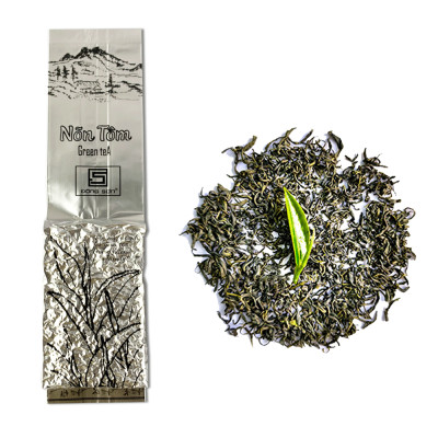 Trà Xanh Thái Nguyên [ Đinh Tân Cương ] Gói 100g, Hương cốm mới, hậu ngọt dịu - Đông Sơn