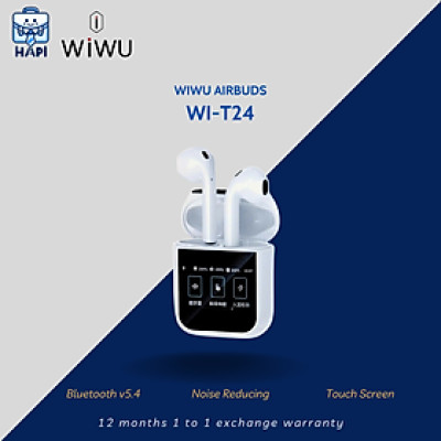 Tai nghe không dây hàng chính hãng WiWU Airbuds Wi-T24 với màn hình cảm ứng