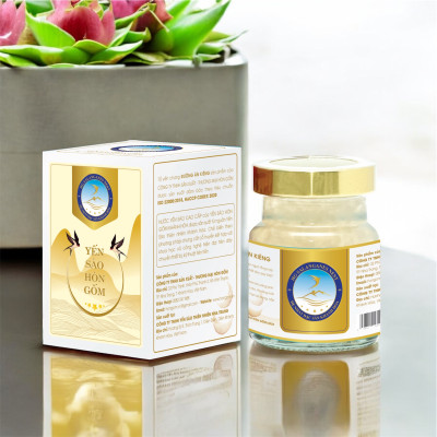 [Hộp QT 6 Hũ] Tổ Yến Sào Chưng Đường Ăn Kiêng - Yến Sào Hòn Gốm Chính Hiệu Khánh Hoà - HGKNEST