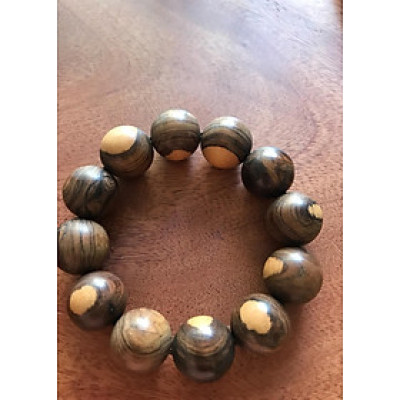 CHIẾC VÒNG TAY NAM GỖ TRẮC SIZE 20MM HẠT TO NHẤT Y HÌNH NHE ANH CHỊ NAM TO CON ĐEO ĐẸP