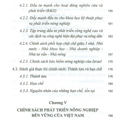 Nghiên Cứu So Sánh Chính Sách Nông Nghiệp Ở Trung Quốc, Thái Lan, Israel Và Bài Học Kinh Nghiệm Cho Việt Nam