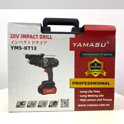 MÁY KHOAN ĐA NĂNG TẢI NẶNG PIN 20V 4000MAH YMS-KT13 YAMASU - HÀNG CHÍNH HÃNG
