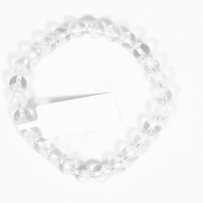 Vòng tay đá thạch anh ưu linh trắng mệnh thủy, kim - Ngọc Quý Gemstones