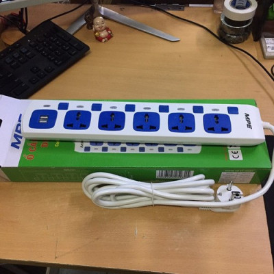 Ổ Cắm Di Động MPE AM5S-2USB Hàng Chính Hãng