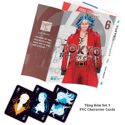 Tokyo Revengers - Tập 6 - Bản Đặc Biệt - Tặng Kèm Set 3 PVC Character Cards