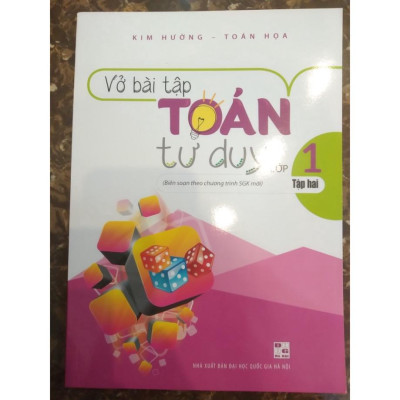 Sách - Vở bài tập toán tư duy lớp 1 tập 2