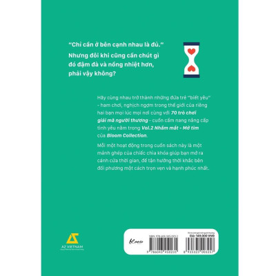 Sách - Nhắm Mắt - Mở Tim - 70 Trò Chơi Giải Mã Người Thương - AZ Việt Nam