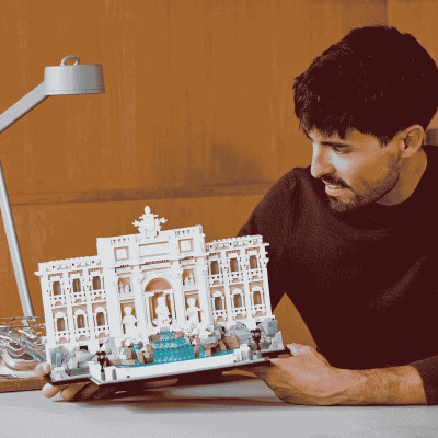 LEGO ARCHITECTURE 21062 Đồ Chơi Lắp Ráp Đài Phun Nước Trevi (1880 chi tiết)