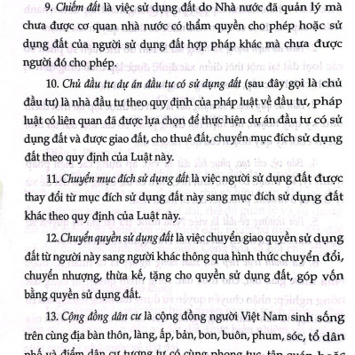 Luật Đất Đai Năm 2024