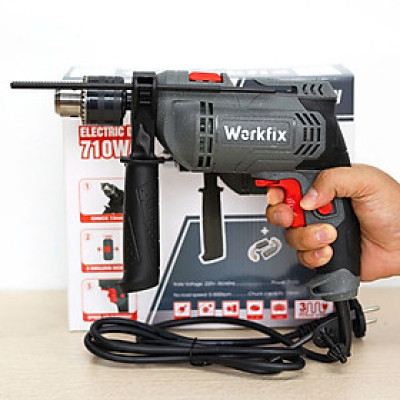 Máy khoan điện Workfick đầu Kẹp 13ly 710W - Hàng Chính Hãg - Bảo hành 6 Tháng