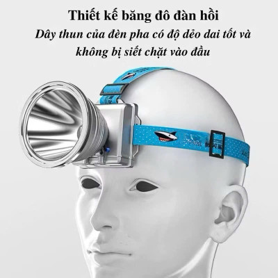Đèn Pin Đội Đầu Ultra S J78 Vỏ Nhôm Chống Nước 3000w – Gọn Nhẹ, Rọi Xa 1500M, Pin Trâu Xuyên Đêm