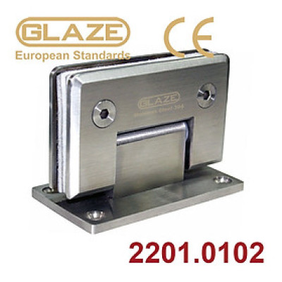 Bản lề cửa kính phòng tắm loại kính tường 90o-Glaze-2211