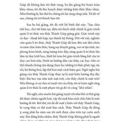 Tri Thức Cực Hạn - Tối Ưu Hóa Kĩ Năng Học Tập Và Quản Lí Tri Thức Cá Nhân