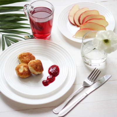 Đĩa (dĩa)/Bộ 6 đĩa thủy tinh nông lòng Luminarc Harena 27cm N5804/N5804*6 | Hàng chính hãng