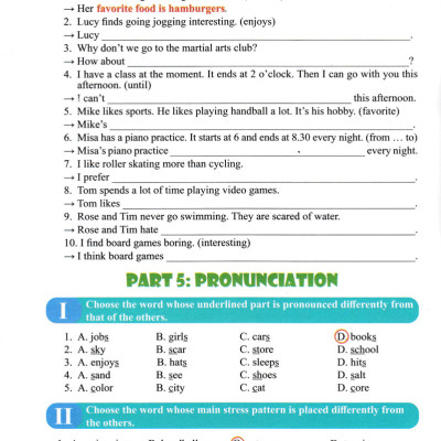 Bài Tập Bổ Trợ Toàn Diện Tiếng Anh 8 - ABB