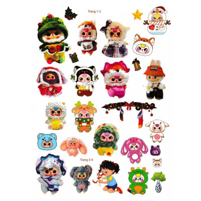 Sách - Bóc Dán Decal Thông Minh Sticker - Baby Three - Hồng Ân