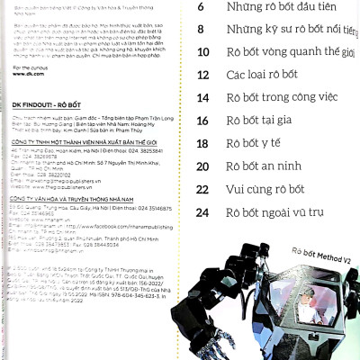 Dkfindout - Những Điều Sách Giáo Khoa Không Dạy Bạn - Rô Bốt