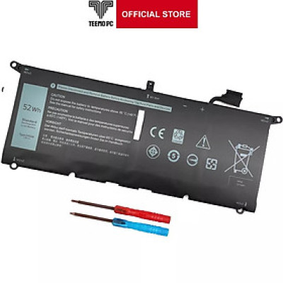 Pin Tương Thích Cho Laptop Dell Inspiron 13 5390 5391 7390 H754V G8Vcf Xps 9370 9380 – Dxgh8 52Wh TEEMO PC TEBAT1399 Hàng Nhập Khẩu