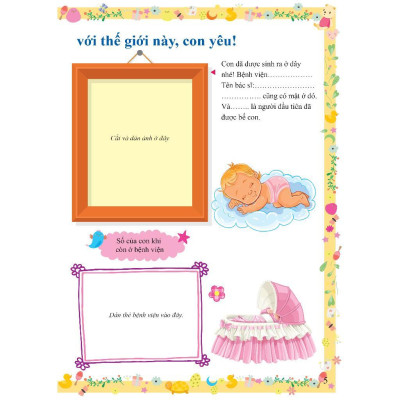 Sách - Nhật Ký 5 Năm Đầu Đời Của Bé - Bìa Cứng - Minh Thắng