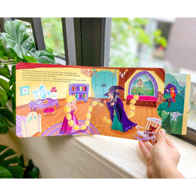 Sách chuyển động - First stories - Công chúa tóc mây - Rapunzel