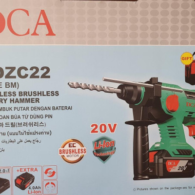 MÁY KHOAN BÊ TÔNG PIN (2PIN 20V/4AH, 1 SẠC) DCA ADZC22BM - HÀNG CHÍNH HÃNG
