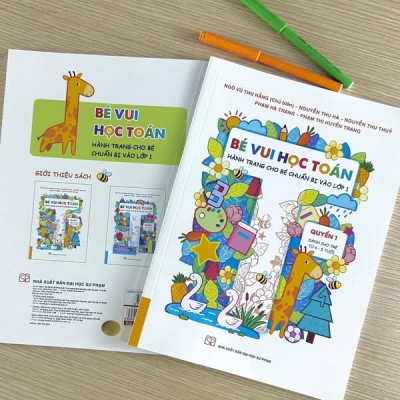 TẶNG BỘ DỤNG CỤ HỌC TẬP - COMBO SÁCH BÉ VUI HỌC TOÁN (QUYỂN 1 + QUYỂN 2)