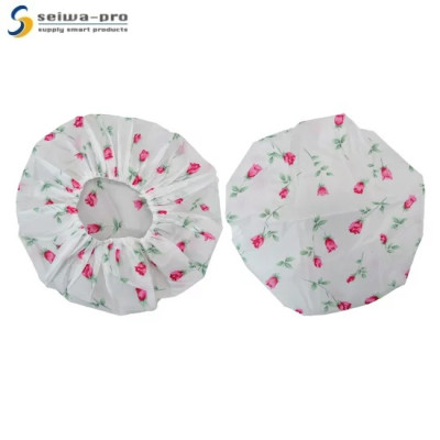 Mũ tắm bảo vệ tóc họa tiết hoa Seiwa
