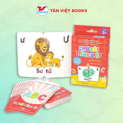Sách - Thẻ Học Thông Minh Giúp Trẻ Nhận Biết Và Ghi Nhớ Từ Vựng - Hình Ảnh - Tân Việt Books