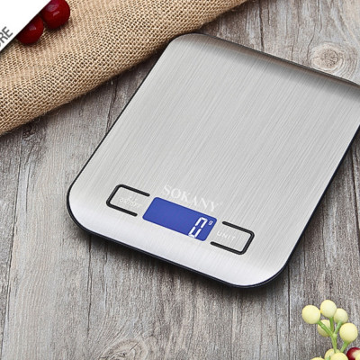 Cân tiểu ly điện tử mini SOKANY nhỏ gọn định lượng 1g - 5kg, độ chính xác cao - SK19026 - HÀNG CHÍNH HÃNG