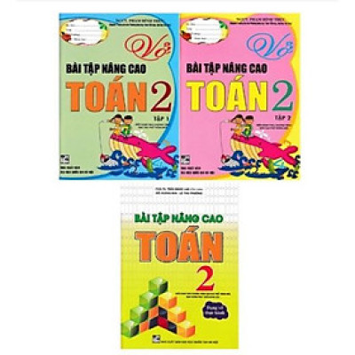 Sách - Combo 3 cuốn Bài Tập Nâng Cao Toán Lớp 2 (Biên Soạn Theo Chương Trình GDPT Mới)