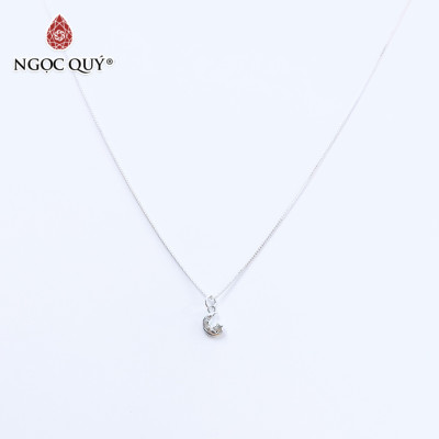 Dây chuyền bạc mặt trăng và sao - Ngọc Quý Gemstones
