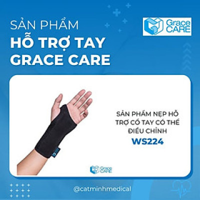 Đai Nẹp Cố Định Cổ Tay Grace Care WS224 – Hỗ Trợ Cố Định, Giảm Đau, Chấn Thương Tay(Dùng Được 2 Tay)