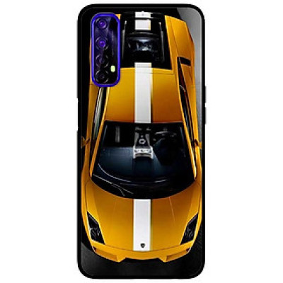 Ốp lưng dành cho Realme 7 mẫu Xe Sọc Trắng