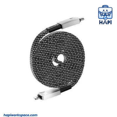 Cáp sạc hàng chính hãng WiWU Cyperlink Type-C to L Wi-C077 dây dù nylon siêu bền, truyền đẫn ổn định