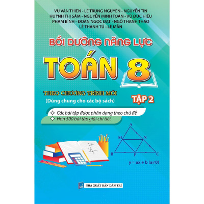 Sách - Bồi Dưỡng Năng Lực Toán Lớp 8 - Combo 2 Tập - Khang Việt Book