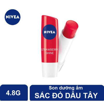 Son Dưỡng NIVEA Strawberry Shine Sắc Đỏ Dâu Tây (4.8 g) - 85083
