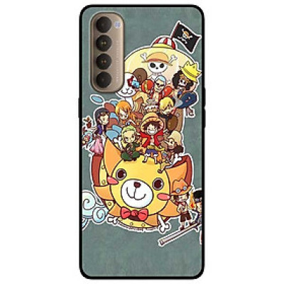 Ốp lưng dành cho Oppo Reno 4 Pro mẫu Hải Tặc Mũ Rơm