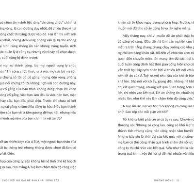 Cuộc Đời Đủ Dài Để Bạn Phải Sống Tốt