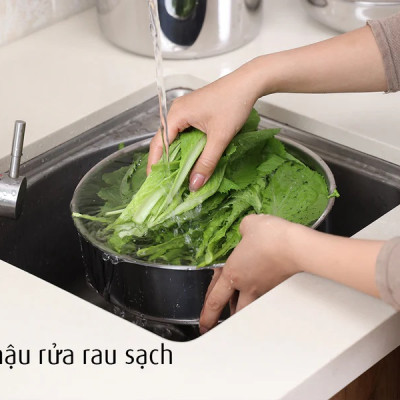 Bộ nồi chảo iNox cán rời 9 món - Không phủ lớp chống dính